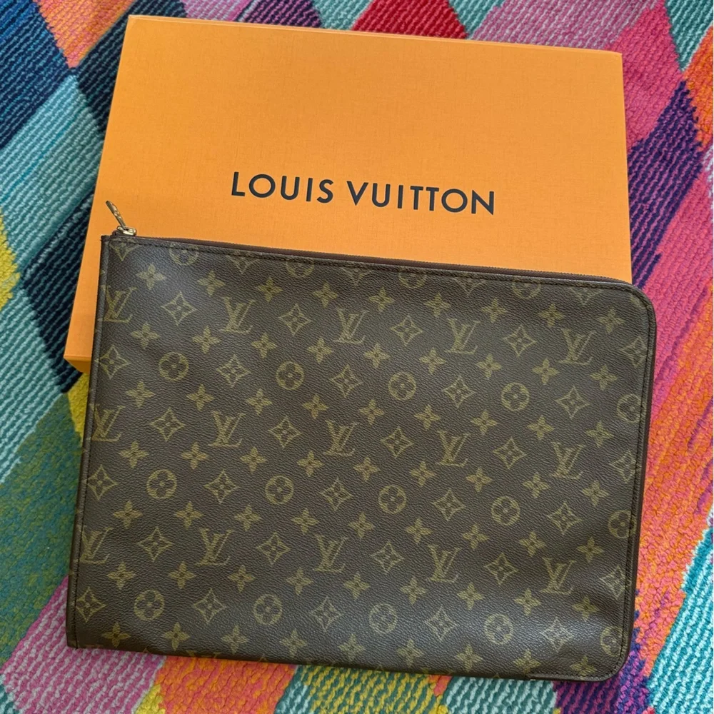 Louis Vuitton Monogram Document Clutch